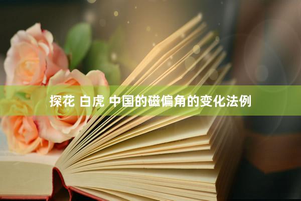 探花 白虎 中国的磁偏角的变化法例
